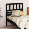 Cabecero de cama madera maciza de pino negro 81x4x100 cm 1