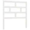 Cabeceira de cama 81x4x100 cm pinho maciço branco 2
