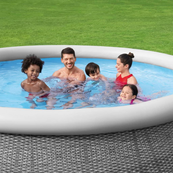 Bestway Conjunto de piscina redonda 366x76 cm M 5