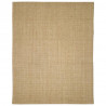 Alfombra de sisal natural 80x100 cm 2