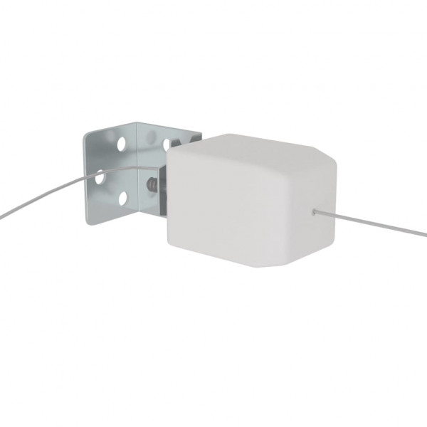 Toldo vertical gris antracita 140x800 cm tela oxford M 4