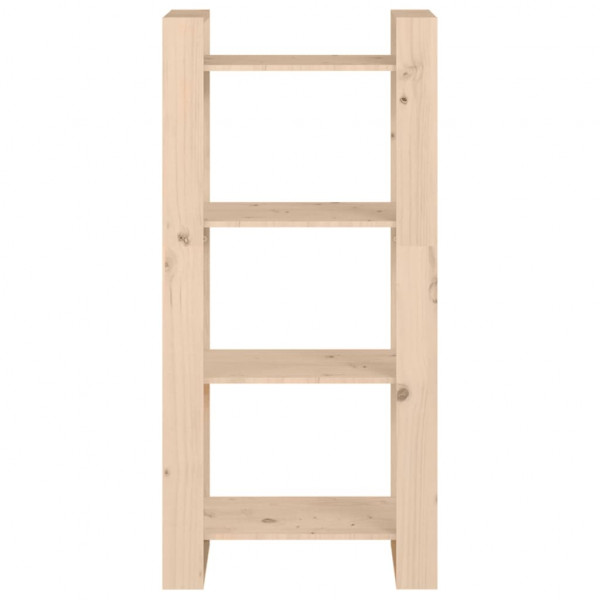 Estantería/divisor de espacios madera maciza 60x35x125 cm M 3