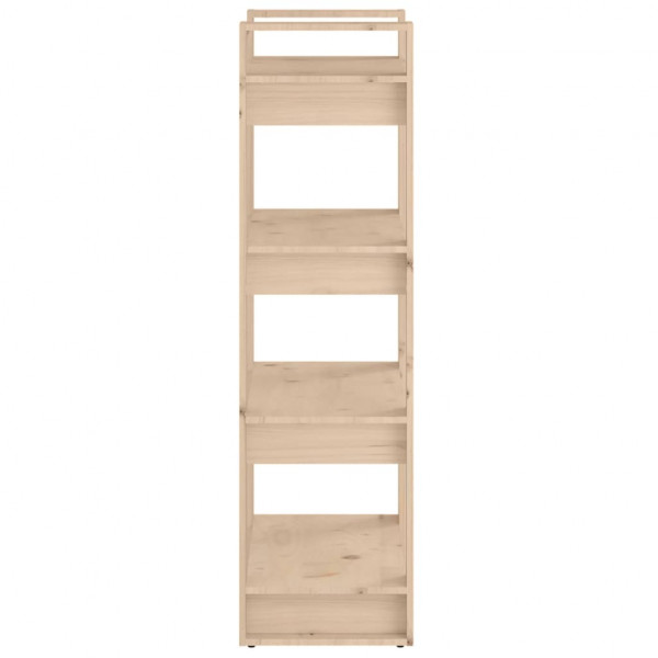 Estantería/divisor de espacios madera maciza 60x35x125 cm M 4