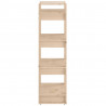 Estantería/divisor de espacios madera maciza 60x35x125 cm 4