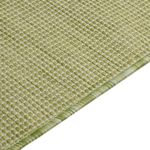Tapete de tecido plano para exterior 200x280 cm verde M 4