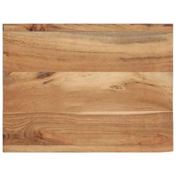 Taburete madera maciza de acacia 40x30x40 cm M 4
