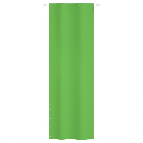 Toldo pantalla para balcón tela oxford verde claro 80x240 cm M 2