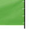 Toldo pantalla para balcón tela oxford verde claro 100x240 cm 3