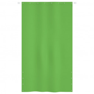 Toldo pantalla para balcón tela oxford verde claro 140x240 cm H