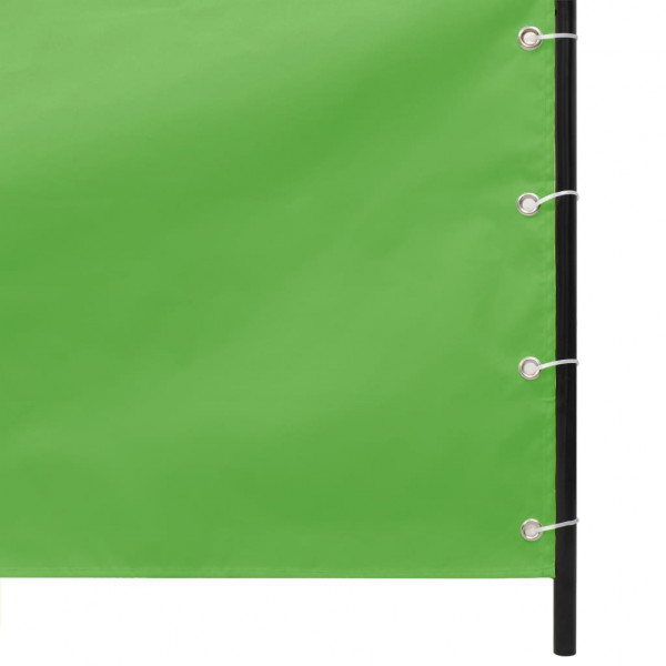 Toldo pantalla para balcón tela oxford verde claro 140x240 cm M 4