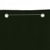 Toldo pantalla para balcón tela oxford verde oscuro 140x240 cm 3