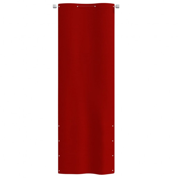 Tela de varanda 80x240 cm tecido oxford vermelho M 2