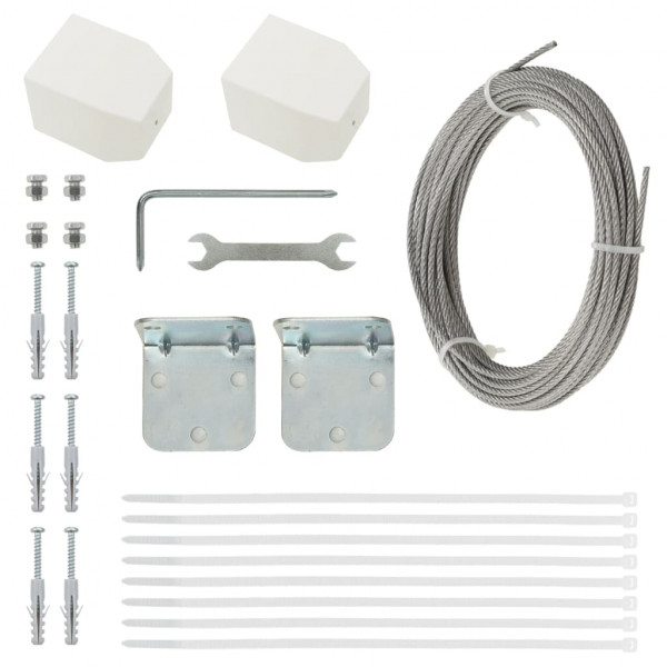 Tela de varanda 140x240 cm tecido oxford vermelho M 4