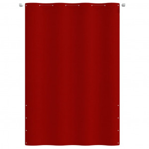 Toldo para balcón de tela oxford rojo 160x240 cm H