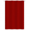 Toldo para balcón de tela oxford rojo 160x240 cm 2