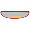 Alfombrillas de escalera 10 uds rojo burdeos 65x24x4 cm 5