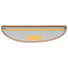 Alfombrillas de escalera 10 unidades beige 56x17x3 cm 5