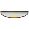 Tapetes de escadas 10 pcs 56x17x3 cm castanho 5