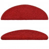 Tapetes de escadas 10 pcs 56x17x3 cm vermelho 4
