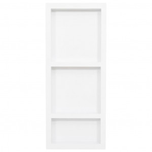 Habitáculo chuveiro c/ 3 compartim. 41x99x9 cm branco brilhante H