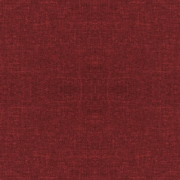 Taburete con patas de madera tapizado tela rojo tinto M 4