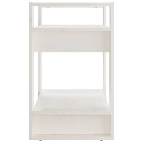 Estante/divisória 60x35x57 cm madeira de pinho maciça branco M 4