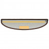 Tapetes de escadas 10 pcs 56x17x3 cm castanho café 5