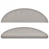 Alfombrillas de escalera 10 unidades gris taupe 56x17x3 cm 4