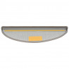 Tapetes de escadas 10 pcs 56x17x3 cm cinza-acastanhado 5