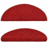 Tapetes de escadas 10 pcs 65x21x4 cm vermelho 4