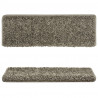Alfombrillas de escalera 10 unidades gris 65x21x4 cm 4