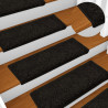 Alfombrillas de escalera 10 unidades negro 65x21x4 cm 1