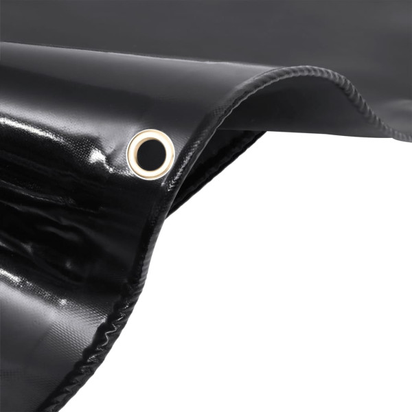 Lona 650 g/m² 3x3 m preto M 5