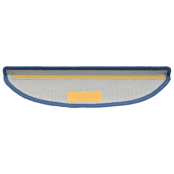 Tapetes de escadas 10 pcs 56x17x3 cm azul M 5