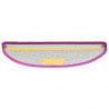 Alfombrillas de escalera 10 unidades violeta 65x21x4 cm 5