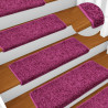 Alfombrillas de escalera 10 unidades violeta 65x21x4 cm 1