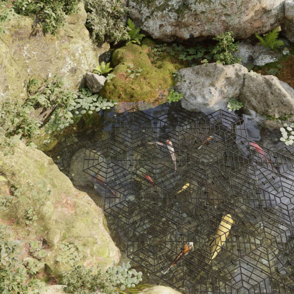 Protecciones para estanques 40 uds polipropileno negro D