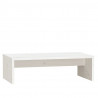 Soporte de monitor madera maciza de pino blanco 50x27x15 cm 2