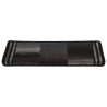 Alfombrillas escalera autoadhesivas 5uds negro y gris 65x21x4cm 5