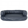 Cama para perros de espuma cuero sintético azul oscuro 60x42 cm 4