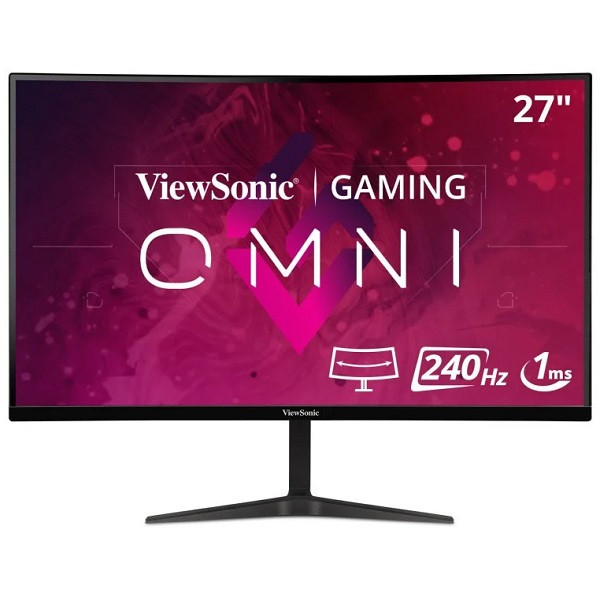 Monitor VIEWSONIC 27" Gaming curvo LED VX2719-PC-MHD negro D
