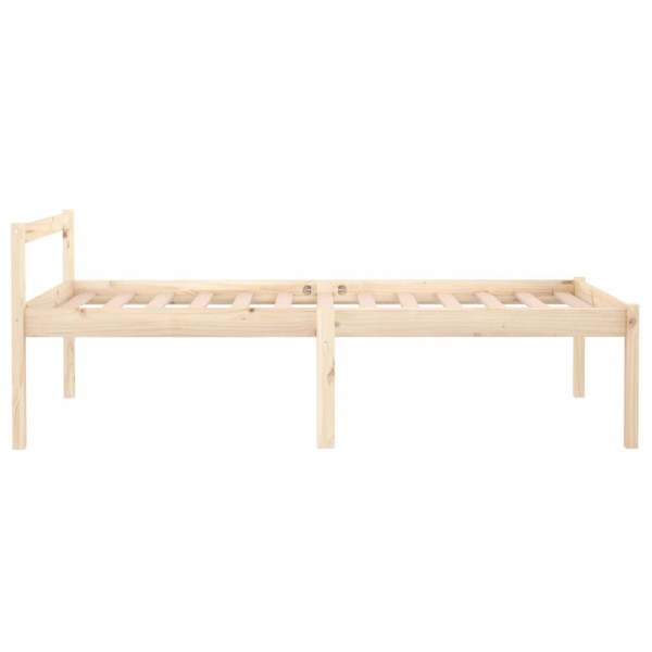 Cama para idosos madeira maciça de pinho 90x190 cm M 5