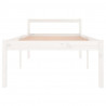 Cama para personas mayores madera maciza pino blanco 90x190 cm 4