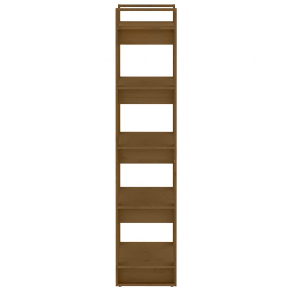 Estantería/divisor espacios madera marrón miel 60x35x160 cm M 4