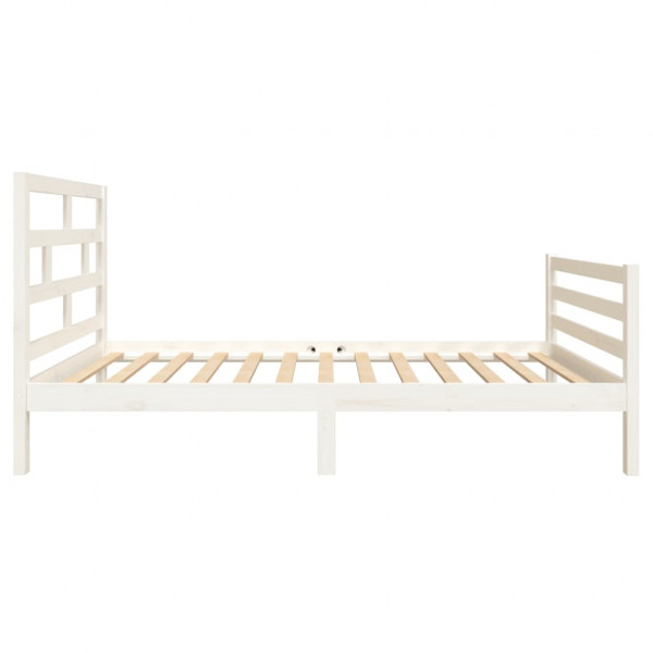 Estructura de cama madera maciza de pino 90x200 cm M 5