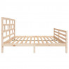 Estructura de cama de madera maciza de pino 160x200 cm 5