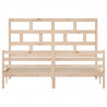 Estructura de cama madera maciza Super King 6FT 180x200 cm 4