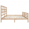 Estructura de cama madera maciza Super King 6FT 180x200 cm 5