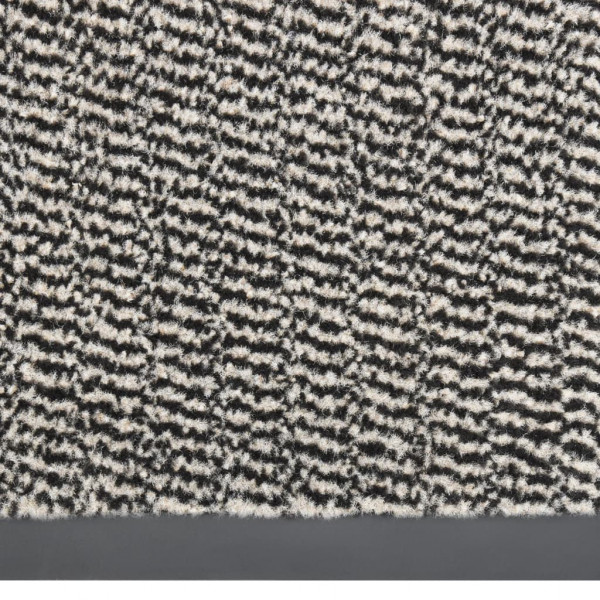 Tapete de entrada tufado 40x60 cm castanho-claro M 2