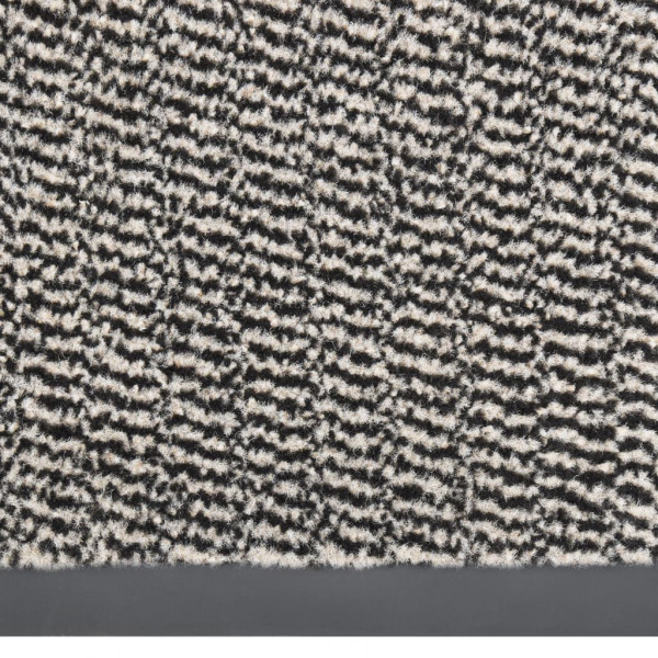 Tapete de entrada tufado 60x90 cm castanho-claro M 2